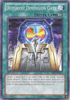 Yu-Gi-Oh Card - BP01-EN077 - DIFFERENT DIMENSION GATE (common)