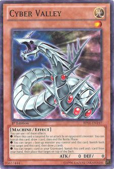 Yu-Gi-Oh Card - BP01-EN197 - CYBER VALLEY (common)