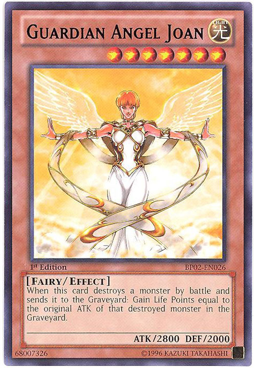 Yu-Gi-Oh Card - BP02-EN026 - GUARDIAN ANGEL JOAN (rare)