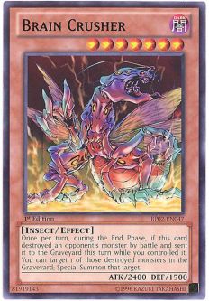 Yu-Gi-Oh Card - BP02-EN047 - BRAIN CRUSHER (rare)