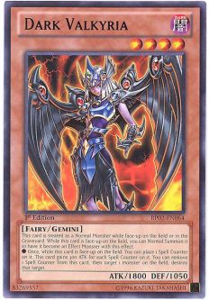 Yu-Gi-Oh Card - BP02-EN064 - DARK VALKYRIA (rare)