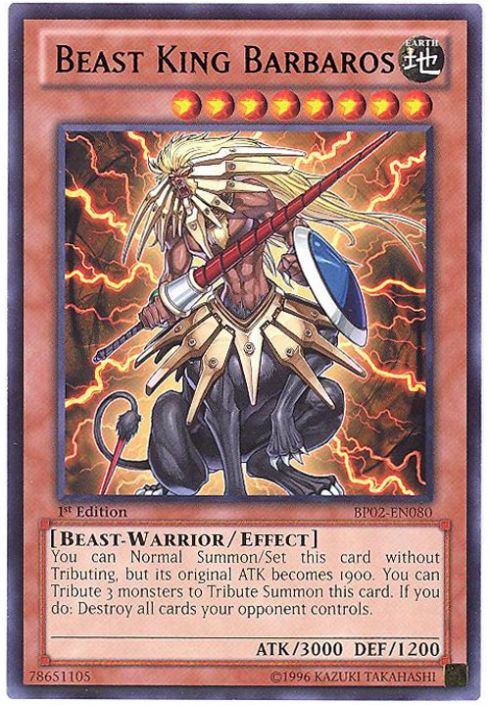 Yu Gi Oh Card Bp02 En080 Beast King Barbaros Rare toystore Com Toys Plush Trading Cards Action Figures Games Online Retail Store Shop Sale Yu Gi Oh Card Bp02 En080 Beast King Barbaros Rare toystore Com Toys Plush Trading Cards Action Figures Games Online Retail Store Shop Sale