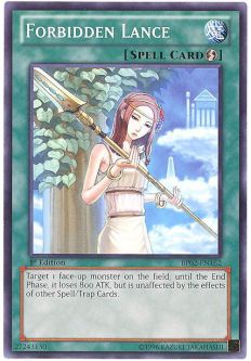 Yu-Gi-Oh Card - BP02-EN162 - FORBIDDEN LANCE (common)