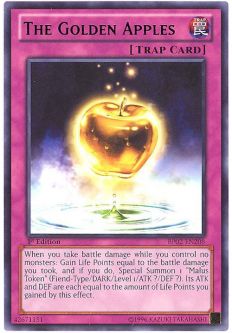 Yu-Gi-Oh Card - BP02-EN208 - THE GOLDEN APPLES (rare)