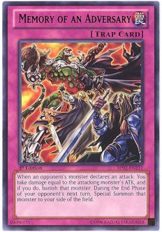 Yu-Gi-Oh Card - BP02-EN212 - MEMORY OF AN ADVERSARY (rare)