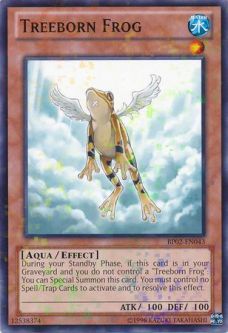 Yu-Gi-Oh Card - BP02-EN043 - TREEBORN FROG (mosaic rare)