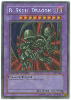 Yu-Gi-Oh Card - BPT-006 - B. SKULL DRAGON (secret rare holo) *Played*