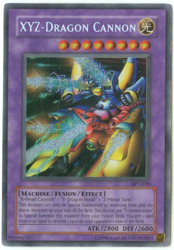 Yu-Gi-Oh Card - BPT-010 - XYZ DRAGON CANNON (secret rare holo)