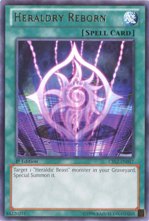 YuGiOh Cosmo Blazer Heraldry Reborn CBLZ-EN057 YuGiOh Cosmo Blazer Heraldry Reborn CBLZ-EN057