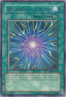 Yu-Gi-Oh Card - CDIP-EN047 - DEGENERATE CIRCUIT (rare)