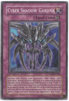 Yu-Gi-Oh Card - CDIP-EN058 - CYBER SHADOW GARDNA (super rare holo)