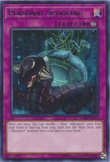 Yu-Gi-Oh Card - CIBR-EN072 - PERSONAL SPOOFING (rare)