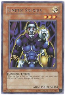 Yu-Gi-Oh Card - CP04-EN010 - KINETIC SOLDIER (rare)