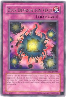 Yu-Gi-Oh Card - CP05-EN009 - DECK DEVASTATION VIRUS (rare)