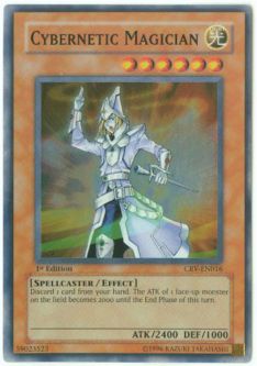 Yu-Gi-Oh Card - CRV-EN016 - CYBERNETIC MAGICIAN (super rare holo)