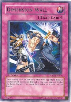 Yu-Gi-Oh Card - CRV-EN059 - DIMENSION WALL (rare)