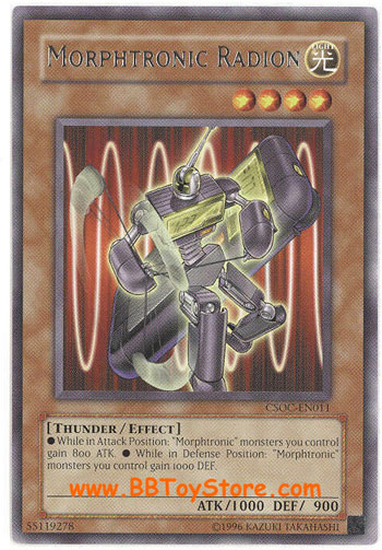 YuGiOh Crossroads of Chaos Morphtronic Radion CSOC-EN011