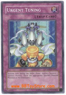 Yu-Gi-Oh Card - CSOC-EN065 - URGENT TUNING (super rare holo)
