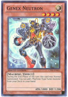 Yu-Gi-Oh Card - CT09-EN005 - GENEX NEUTRON (super rare holo)