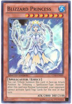 Yu-Gi-Oh Card - CT09-EN009 - BLIZZARD PRINCESS (super rare holo)