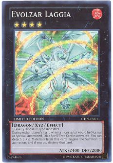 Yu-Gi-Oh Card - CT09-EN011 - EVOLZAR LAGGIA (super rare holo)