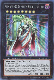 Yu-Gi-Oh Card - CT10-EN013 - NUMBER 88: GIMMICK PUPPET OF LEO (super rare holo) Yu-Gi-Oh Card - CT10-EN013 - NUMBER 88: GIMMICK PUPPET OF LEO (super rare holo)
