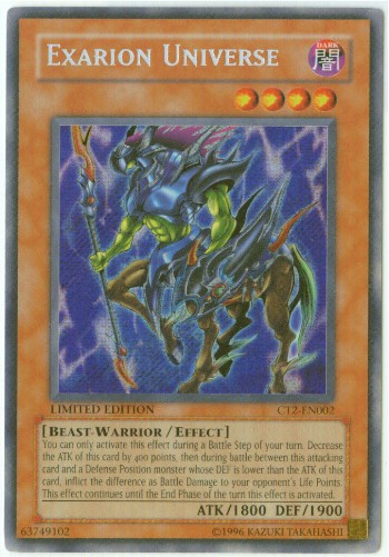 Yu-Gi-Oh Card - CT2-EN002 - EXARION UNIVERSE THUMBNAIL (secret rare holo)