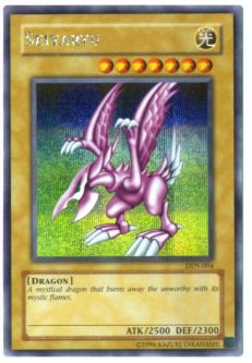 Yu-Gi-Oh Card - DDS-004 - SEIYARYU (secret rare holo) *Played*