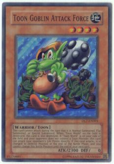 Yu-Gi-Oh Card - DL7-EN001 - TOON GOBLIN ATTACK FORCE (super rare holo)