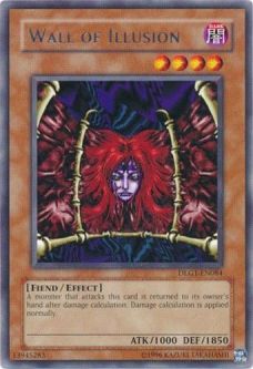 Yu-Gi-Oh Card - DLG1-EN084 - WALL OF ILLUSION (rare)
