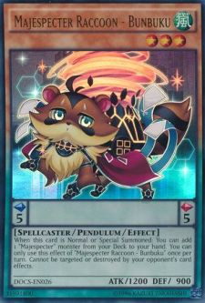 Yu-Gi-Oh Card - DOCS-EN026 - MAJESPECTER RACCOON - BUNBUKU (ultra rare holo)