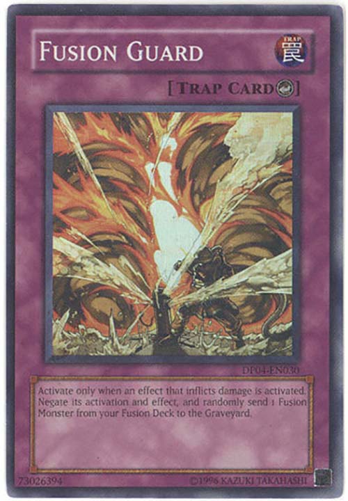 Yu-Gi-Oh Card - DP04-EN030 - FUSION GUARD (super rare holo)