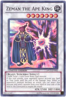 Yu-Gi-Oh Card - DPC5-EN002 - ZEMAN THE APE KING (super rare holo)