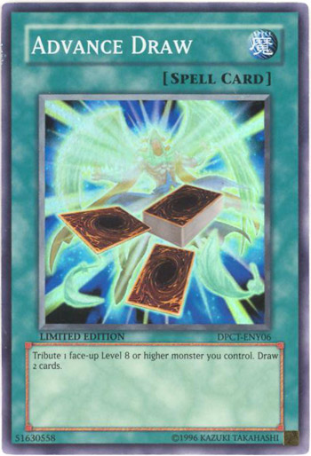 Yu-Gi-Oh Card - DPCT-ENY06 - ADVANCE DRAW (super rare holo)