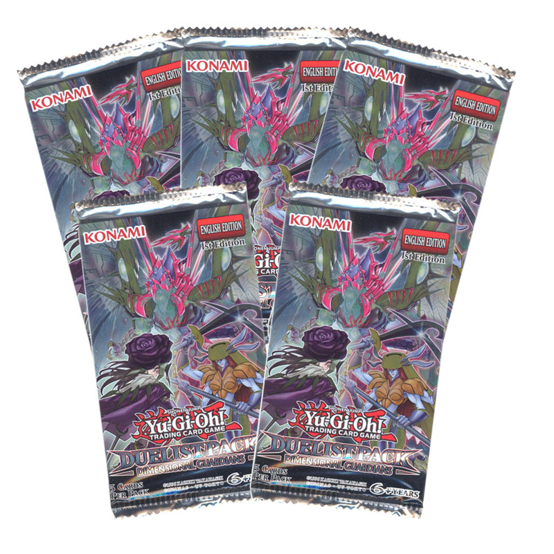 Yu-Gi-Oh Cards - Duelist Pack: Dimensional Guardians - Booster Packs (5 Pack Lot)