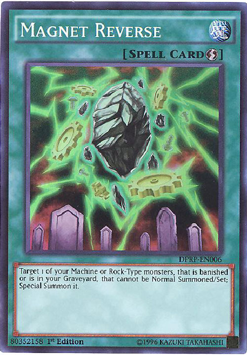 Yu-Gi-Oh Card - DPRP-EN006 - MAGNET REVERSE (super rare holo)