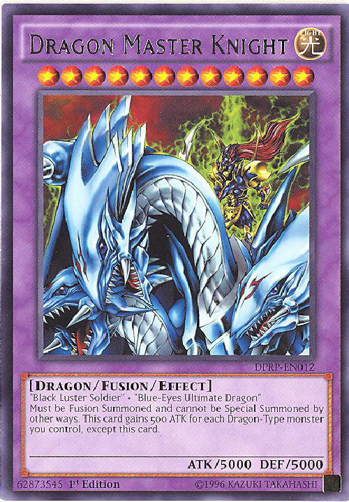 Yu-Gi-Oh Card - DPRP-EN012 - DRAGON MASTER KNIGHT (rare)