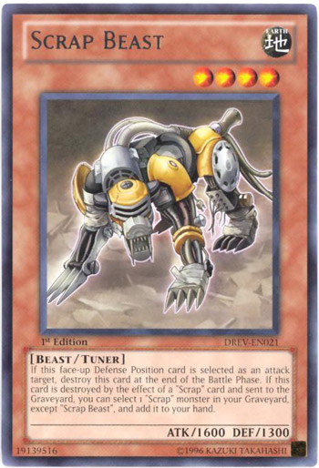 Yu-Gi-Oh Card - DREV-EN021 - SCRAP BEAST (rare