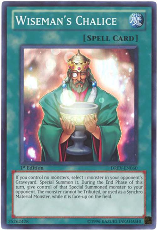 Yugi-oh! Wiseman's Chalice Drev-en060 Super Inglés