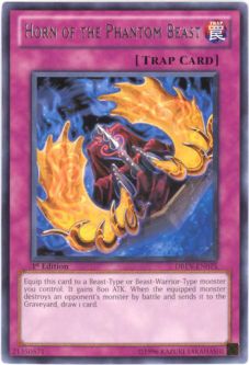 Yu-Gi-Oh Card - DREV-EN075 - HORN OF THE PHANTOM BEAST (rare)