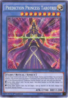 Yu-Gi-Oh Card - DRL2-EN035 - PREDICTION PRINCESS TAROTREI (secret rare holo)