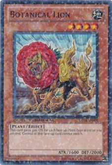 Yu-Gi-Oh Card - DT04-EN009 - BOTANICAL LION (duel terminal normal parallel rare)