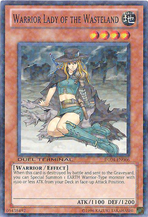 Yu-Gi-Oh Card - DT04-EN006 - WARRIOR LADY OF THE WASTELAND (parallel common)