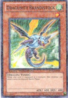 Yu-Gi-Oh Card - DT04-EN023 - DRAGUNITY BRANDISTOCK (parallel common)