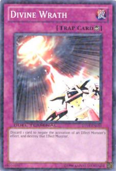 Yu-Gi-Oh Card - DT04-EN050 - DIVINE WRATH (parallel common)