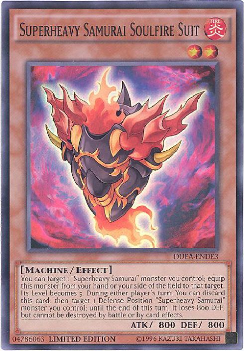 yugioh superheavy samurai cards YU-GI-OH! - Soulpeacemaker (INOV-EN009) - Invasion: Vengeance - 1st Edition Monster Effect If you have no Spells/Traps in your GY Superheavy Samurai Fist - YuGiOh