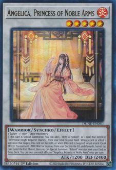 Yu-Gi-Oh Card - DUNE-EN040 - ANGELICA, PRINCESS OF NOBLE ARMS (ultra rare holo)