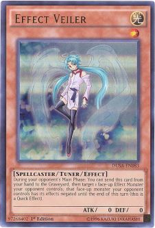 Yu-Gi-Oh Card - DUSA-EN083 - EFFECT VEILER (ultra rare holo)