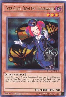 Yu-Gi-Oh Card - DUSA-EN091 - TOUR GUIDE FROM THE UNDERWORLD (ultra rare holo)