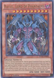 Yu-Gi-Oh Card - DUSA-EN098 - RAVIEL, LORD OF PHANTASMS (ultra rare holo)